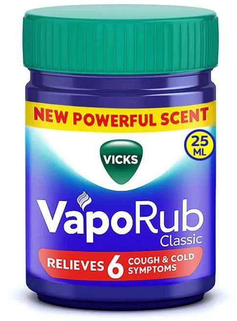 Vicks VapoRub 50ml | Relieves Cold Cough Blocked Nose Headache Body Ache Muscle Stiffness, 1개 - 쿠팡