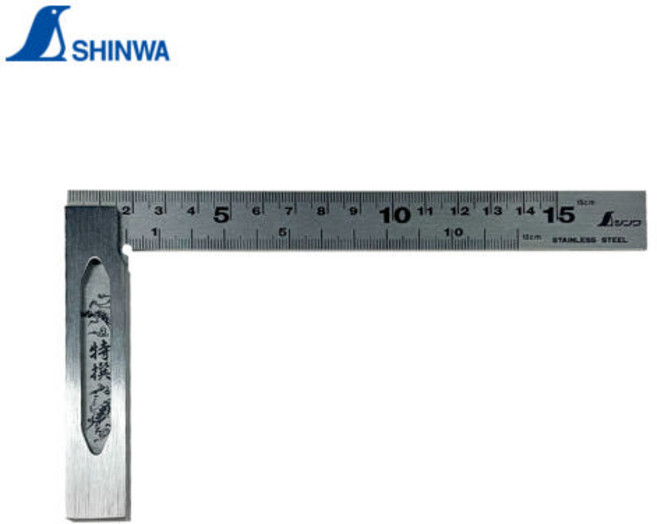 SHINWA 신와 직각자(15cm)No.62009, 1개
