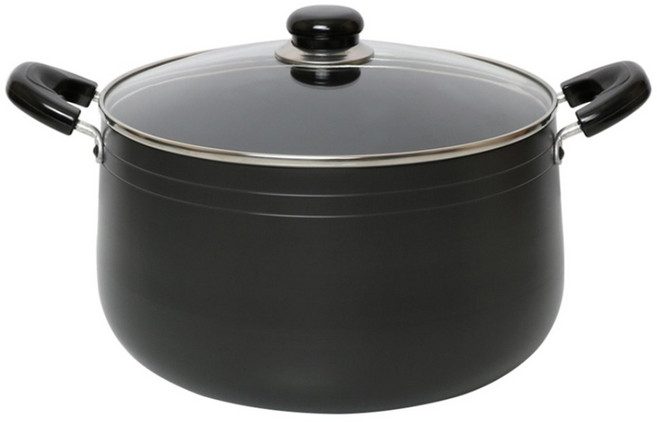 국산 베이직 경질 곰솥 / 양수냄비 큰냄비 경질냄비 곰통 국냄비, 30cm, 혼합색상, 1개