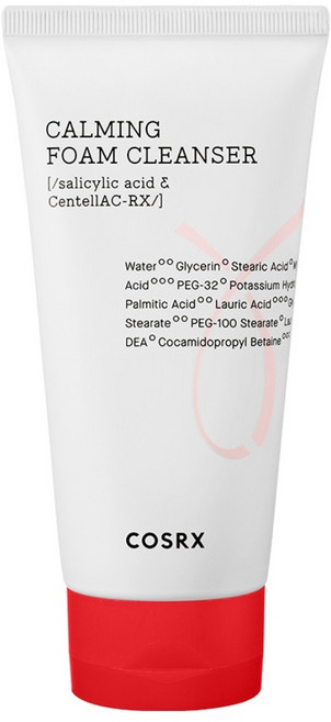 COSRX 台灣公司貨 AC Collection 舒緩泡沫洗面乳 水楊酸和積雪草, 150ml, 1條