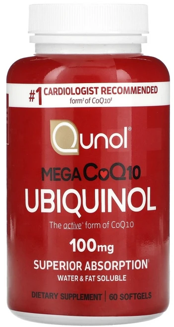 큐놀 메가 코엔자임 Q10 유비퀴놀 100mg 60정 코큐텐 coq10 ubiquinol - 쿠팡