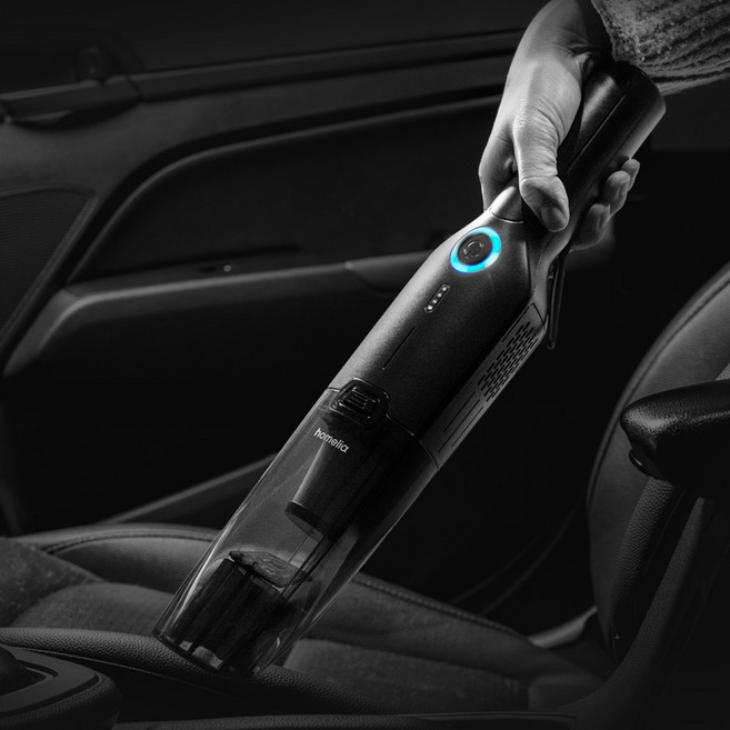 홈리아 BLDC 무선 차량용 청소기 카스톰 HA-17BLC, 단품, 블랙