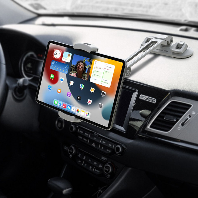 별다섯 이지마운트 스마트폰 태블릿 거치대 2단 흡착형, 화이트, FEM-3C, 1개