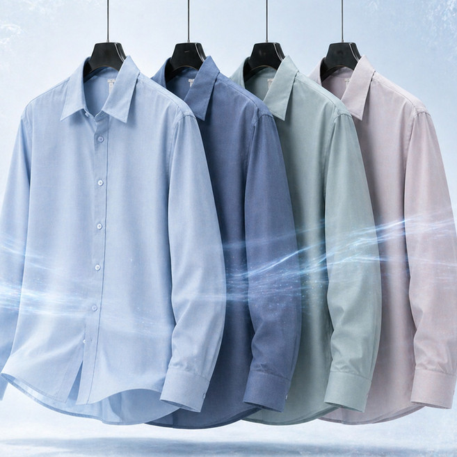 레미지오 구김없는 냉감 쿨 아이스 와이셔츠 남자 남성 95~120