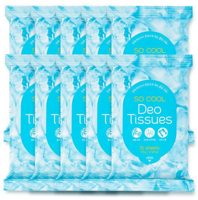 쏘 쿨 데오티슈 15매 x 12팩