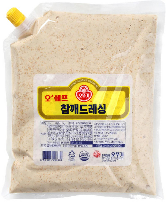오뚜기 오쉐프 참깨 드레싱 1kg (소스), 1개