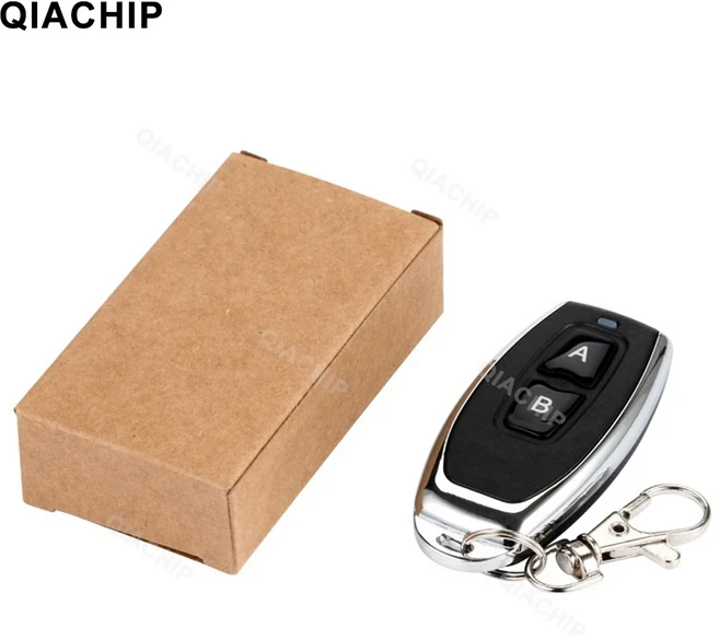 QIACHIP 433 Mhz Universal 무선 Remote Control Switch AC 110 V 220 V 2CH Relay Receiver Module + RF R, 03 only remote control