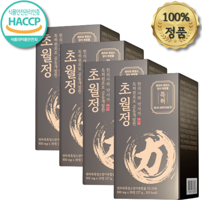 초월정 남성 활력 회복 건강기능식품, 4개, 14회분