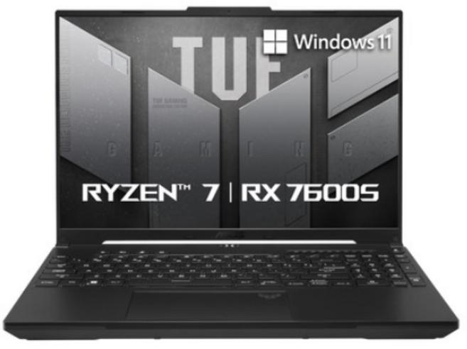 에이수스 2024 TUF 게이밍 A16 16 라이젠7 Radeon RX 7600S, Off Black, 512GB, 32GB, WIN11 Home, FA617NSR-N4014W