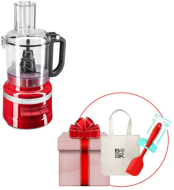 키친에이드 7컵 푸드프로세서_통실리콘 미니주걱 증정!!!, 화이트