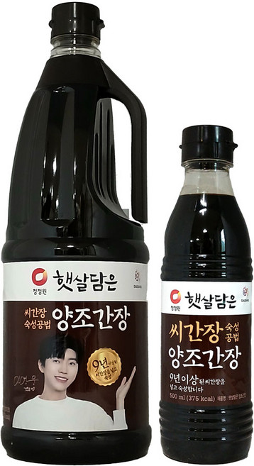 청정원 햇살담은 씨간장 양조간장 1.7L+500ml(증정용), 1개, 2.2L