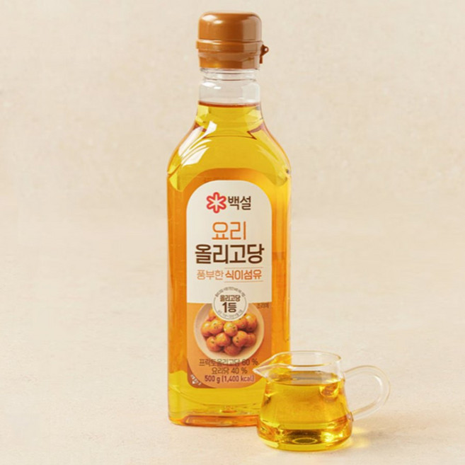 백설 요리 올리고당 500g 풍부한 식이섬유, 1개