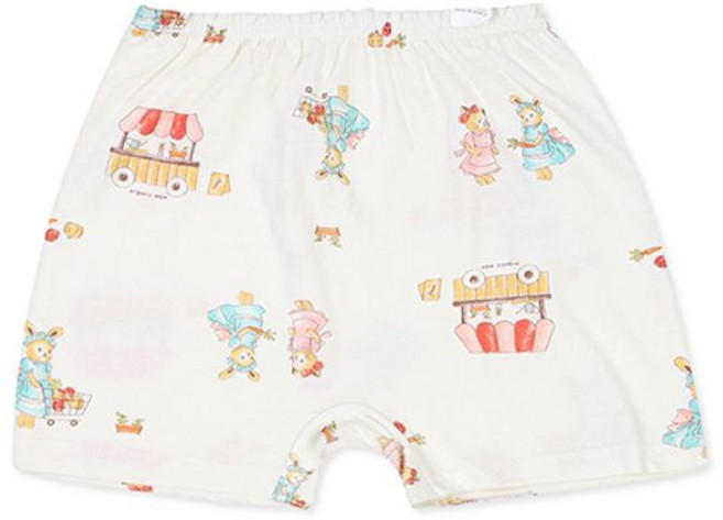 오가닉맘 래빗가든옐여아사각팬티 MKFUUP36