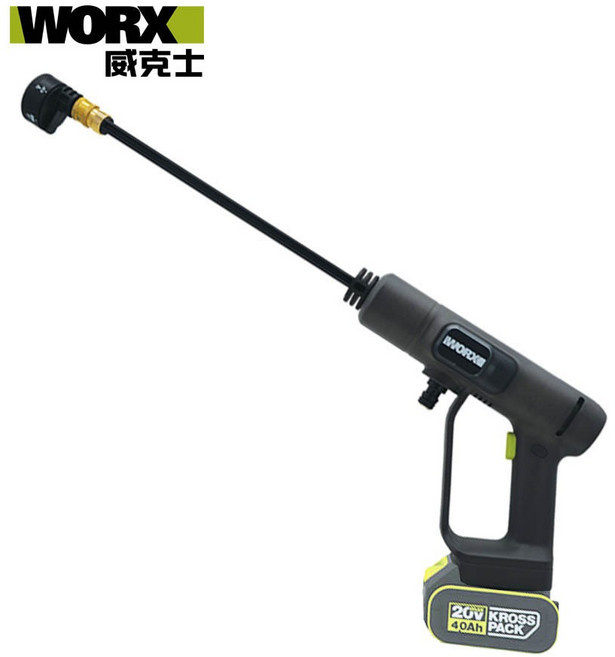 WORX 威克士 20V 鋰電高壓無線清洗機 WU623.1, WU623.9 單主機含清洗配件*1