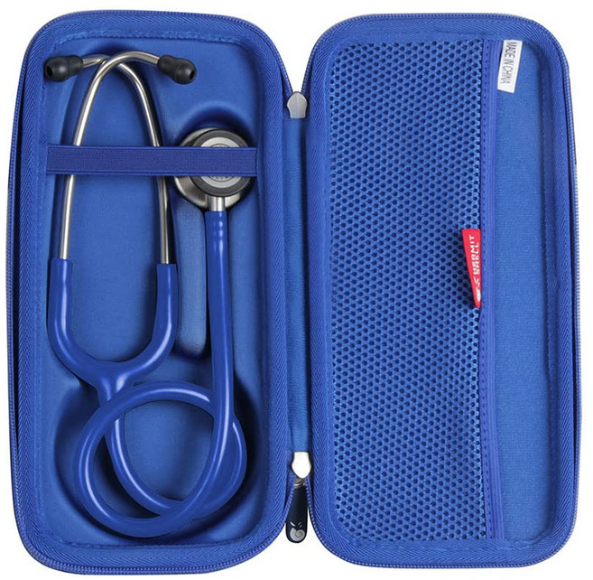 3M 리트만 클래식 III 모니터링 청진기용 허미셸 여행 케이스블랙, Sapphire, 1개