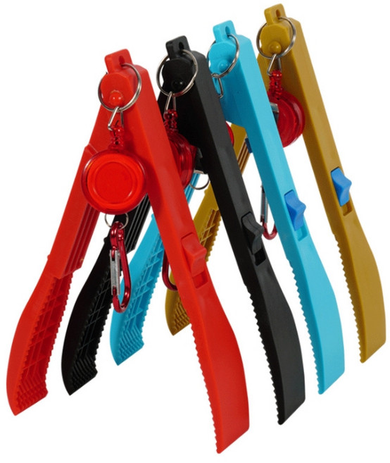 마리수 갈치 집게 붕어 집게 포셉 립그립 낚시용품 루야 물고기집게 피싱그립, 블랙