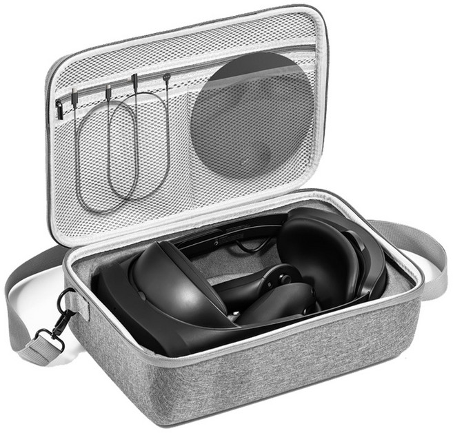 스냅케이스 메타퀘스트3 / 프로 수납 케이스 휴대용 가방 MP05, 그레이, 1개