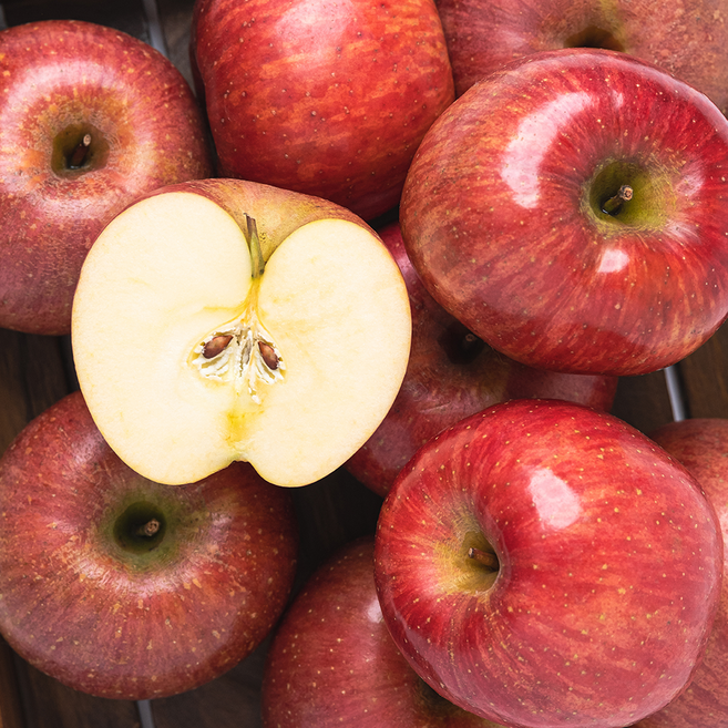 [당일 특가] A급 꿀 경북 햇 부사사과 고당도, 1박스, (행사할인) 중소과 5kg