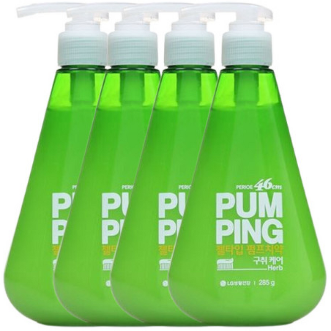 페리오 펌핑치약 허브향, 285g