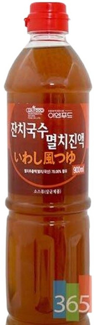 제이큐이엔 잔치국수 멸치진액 900ml, 1개