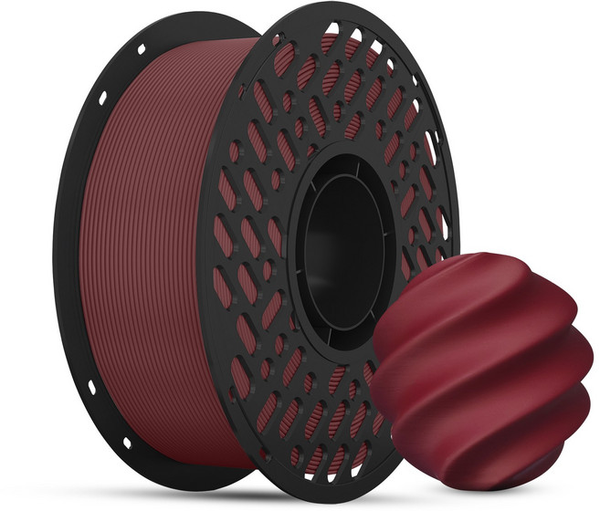 3D프린터 매트 PLA 필라멘트 1.75mm 1kg 무광 뱀부랩 P1S X1C A1 호환, 버건디, 무광 시리즈