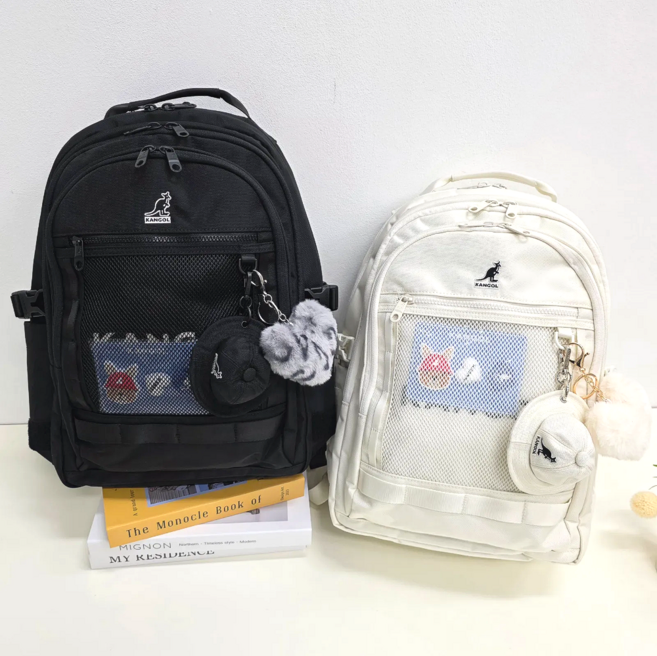 캉골 책가방 알파 프로 백팩 고등학생 중학생 고학년 신학기 1487 + 하트키링