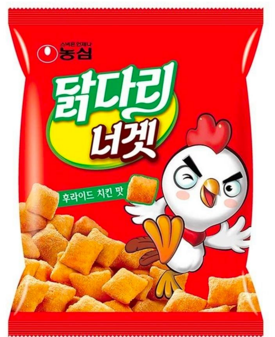 농심닭다리 너겟 후라이드 치킨맛, 130g, 1개