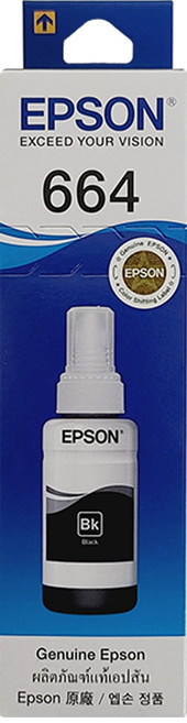 엡손 정품잉크 T664, 검정, 1개