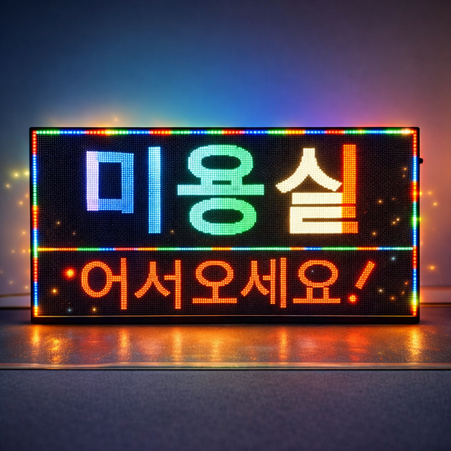 LED 전광판 간판 영업중 가계간판 조명, 1개, 백색