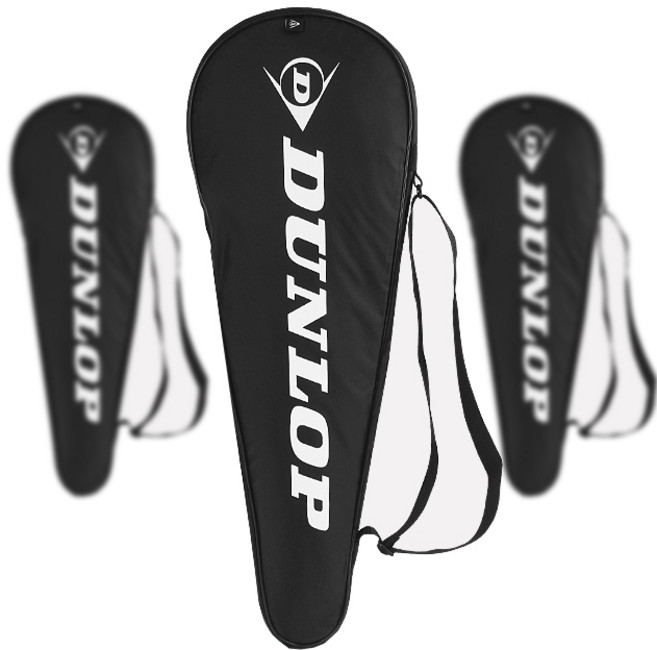 던롭 스쿼시라켓 풀 케이스 커버, 1개, 블랙, 라켓1자루 케이스