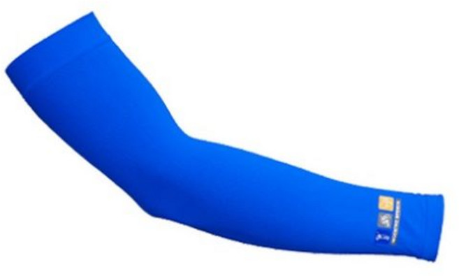 (동산)(특대 쿨토시)빅사이즈 남성용 탁텔 팔토시, 파랑색, 1개