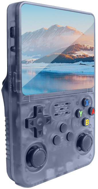 MMQ R36S 레트로 핸드헬드 게임기 128GB 블랙