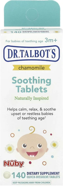 Dr. Talbot's 진정 정제 카모마일 3m 이상 빠른 용해 정제 140정, DrTalbots진정정제카모마일3m이상빠른용해정제140, 1개 - 쿠팡