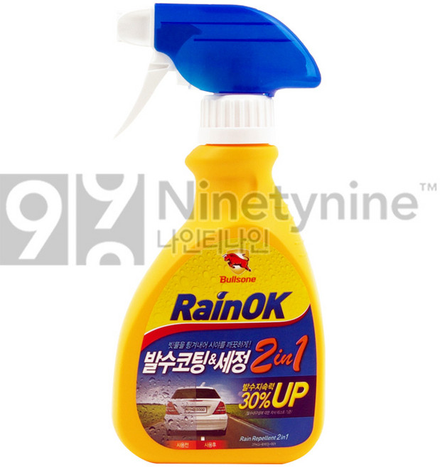 불스원 레인OK 발수코팅 & 세정 2 in 1, 300ml, 8개