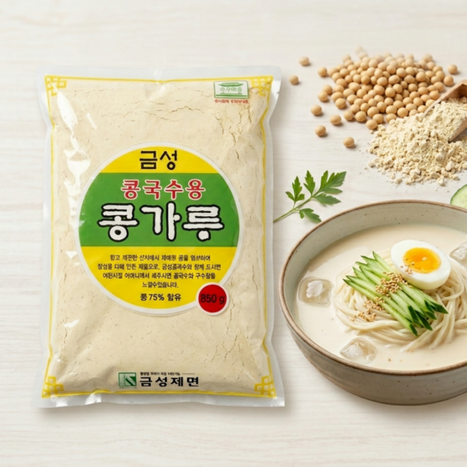 콩국수용 콩가루 금성콩가루 대용량, 1개, 850g
