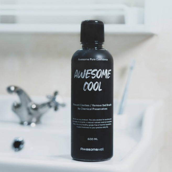 입냄새 구강청결제 어썸쿨가글 600ml