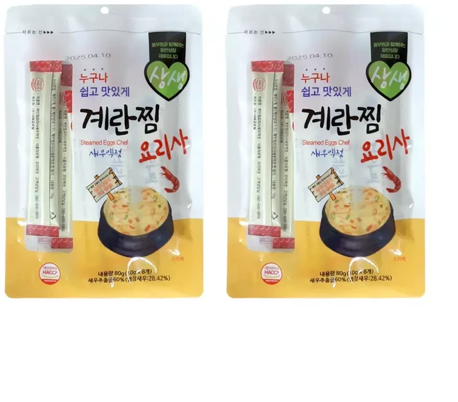 계란찜 요리사 새우액젓 80g (10gx8개입) x 2개, 1개