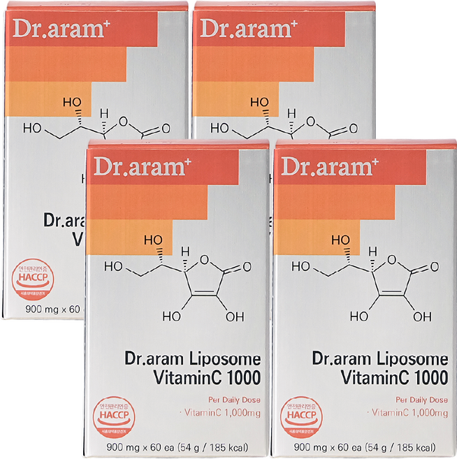 닥터아람 리포좀 비타민C, 4개, 60정