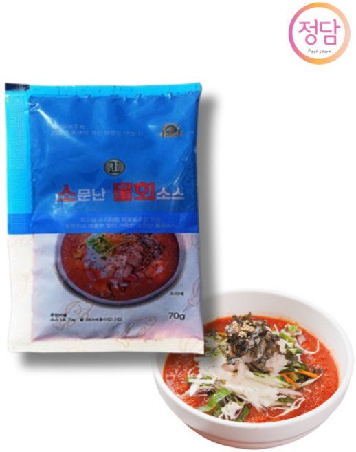 정담스토어 물회소스, 10개, 70g