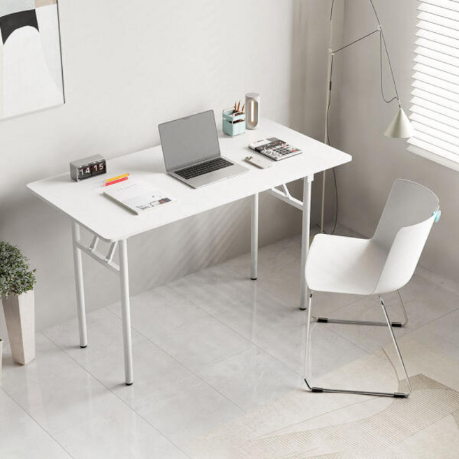 아트박스/가구느낌 영접이식책상 1200x600 접이식 간이 테이블, 월넛블랙＃