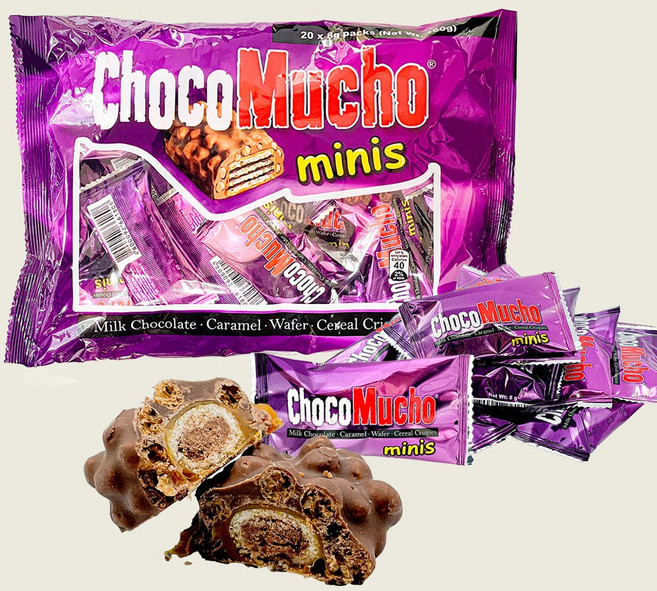 초코무초 미니 초콜릿바 160g 씨리얼 초코바, 8g, 60개