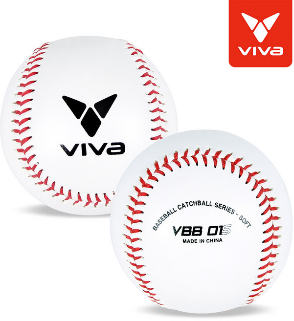 비바 안전 야구공 사인공 연식구 표준규격 야구연습에 제격 뛰어난 내구성, 2개, 연식(안전)야구공