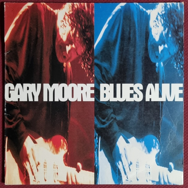 [중고 LP] GARY MOORE/게리 무어/BLUES ALIVE (COLD DAY IN HELL/KING OF THE BLUES) 자켓NM/음반NM 1993년발매/2LP/더블자켓, 2LP