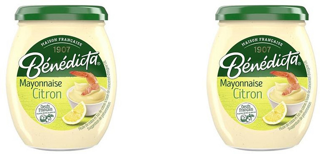 BENEDICTA 레몬 마요네즈 소스 255g 2팩 BENEDICTA lemon mayonnaise sauce, 2개