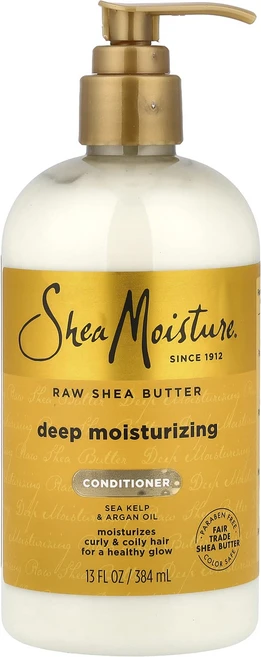 특별한효과 SheaMoisture 무가공 시어버터 딥 모이스처라이징 컨디셔너 컬리&코일 모발 384ml(13fl oz) 곧일시품절됩니다, SheaMoisture무가공시어버터딥모이스처라이징컨디셔 - 쿠팡