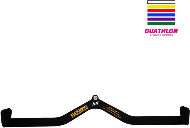 올웨이트 와이드MAX 맥그립 103cm 냄새없는 PVC코팅 케이블머신 보조그립 등운동 광배근 랫풀다운 손잡이