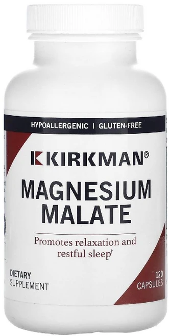 Kirkman Labs 마그네슘 말레이트 160mg Magnesium Malate, 1개, 120정 - 쿠팡