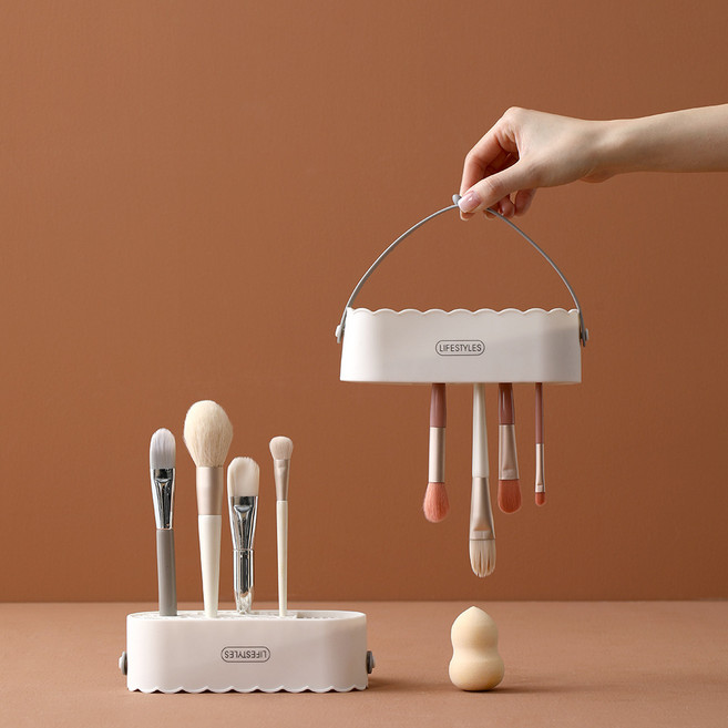 보넬티 깔끔세척 건조거치형 메이크업 브러쉬 세척패드, 1개, 화이트