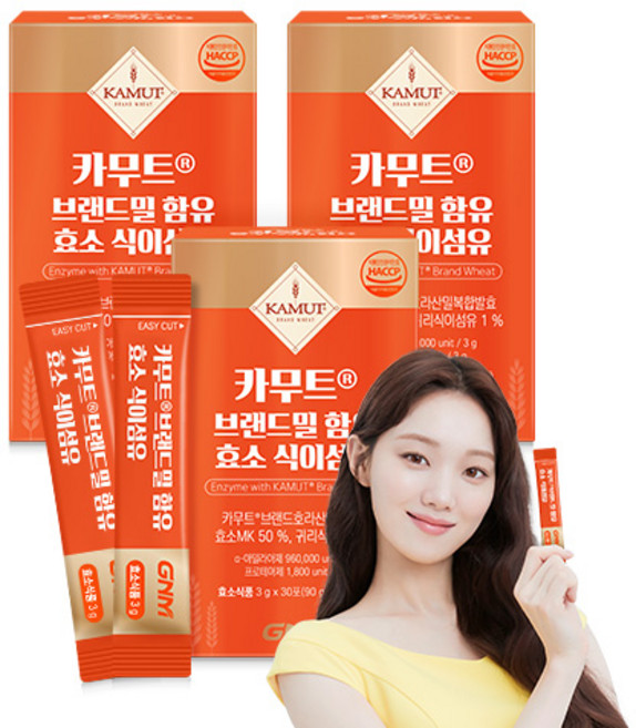 자연의품격 카무트 효소 식이섬유, 90g, 3개