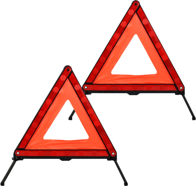 세이프티온더로드 교통사고 삼각대 반사판, 2개
